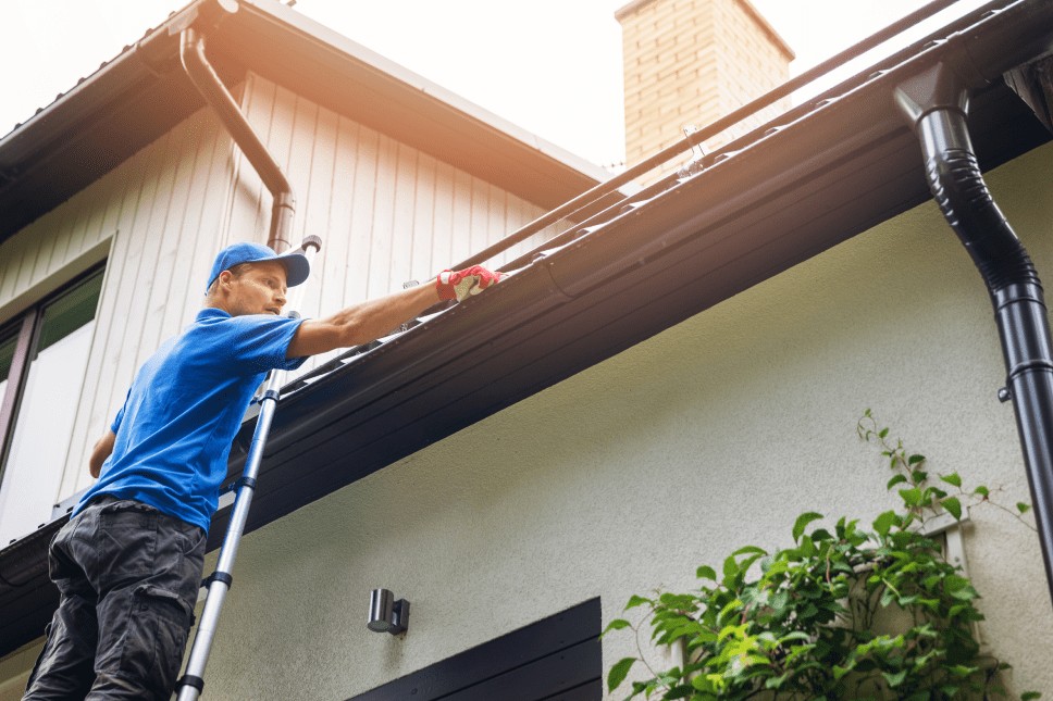 shingle roof guttering roofing