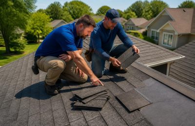 Improving Shingle Roof Guttering Roofing Efficiency with Proper Drainage Planning